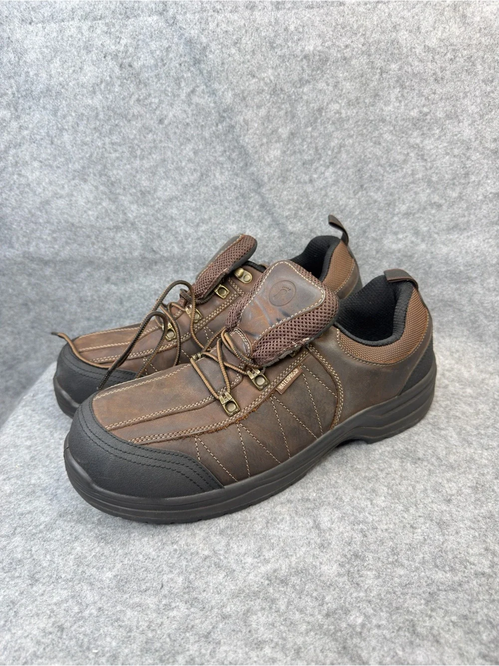 Orthofeet Dolomite 692 Mens 12 2E Wide Composite Toe Waterproof Work Shoes Leath